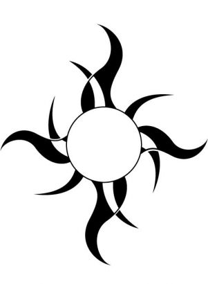 Tribal Sun Pic Tat